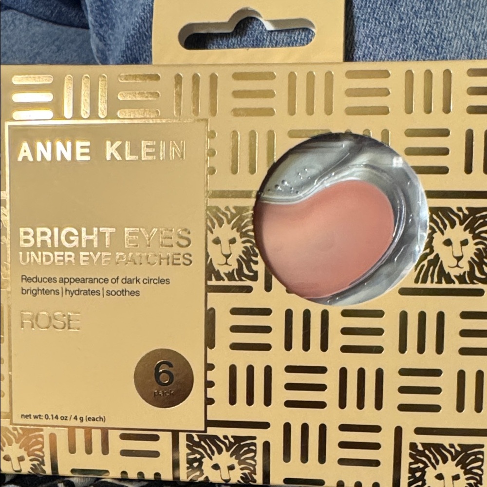 Anne Klein Gold and Rose Under Eye Patches